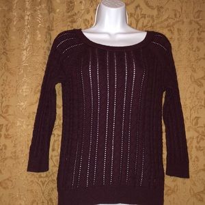 Women’s American Eagle 🦅 Burgundy Sweater Sz XS